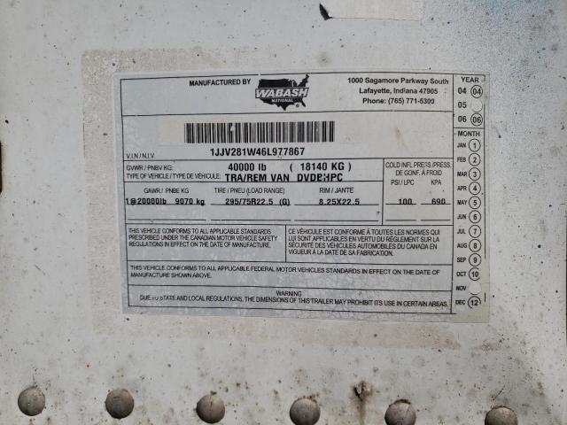 Продаж на аукціоні авто 2006 Wabash Unknown, vin: 1JJV281W46L977867, номер лоту: 48076965