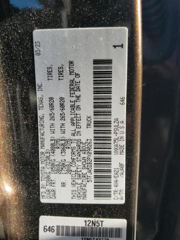 2023 Toyota Tundra მანქანა იყიდება აუქციონზე, vin: 5TFJA5DB2PX090263, აუქციონის ნომერი: 48057545