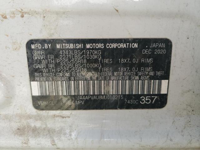 Aukcja sprzedaży 2021 Mitsubishi Outlander Sport, vin: JA4APVAU8MU013215, numer aukcji: 58514054