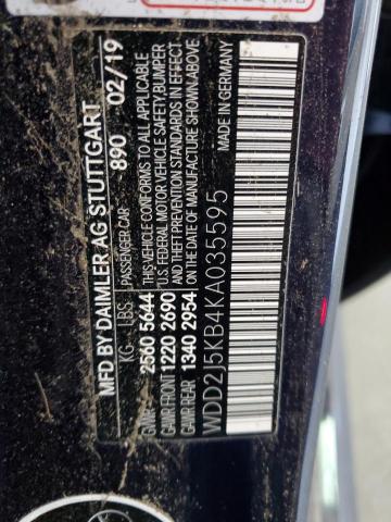 Продажа на аукционе авто 2019 Mercedes-benz Cls 450 4matic, vin: WDD2J5KB4KA035595, номер лота: 48012115