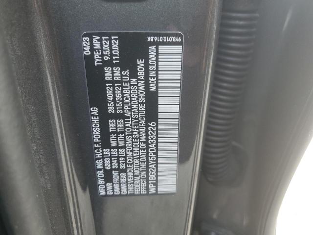 47211115 :رقم المزاد ، WP1BG2AY5PDA33226 vin ، 2023 Porsche Cayenne Gt مزاد بيع