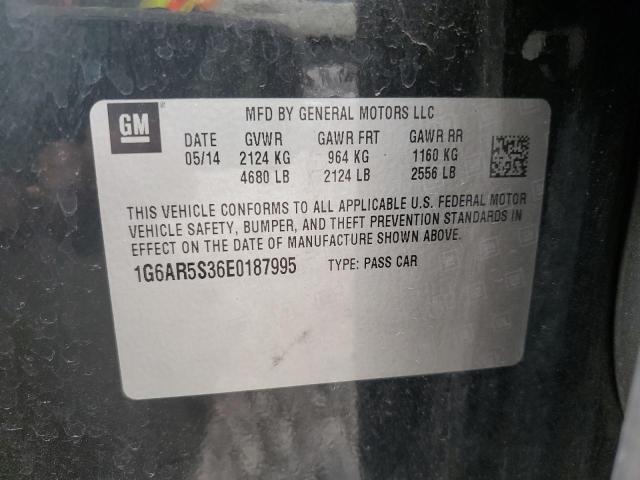 51367245 :رقم المزاد ، 1G6AR5S36E0187995 vin ، 2014 Cadillac Cts مزاد بيع