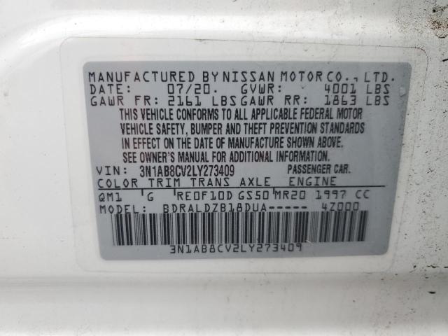 Продажа на аукционе авто 2020 Nissan Sentra, vin: 3N1AB8CV2LY273409, номер лота: 48390775