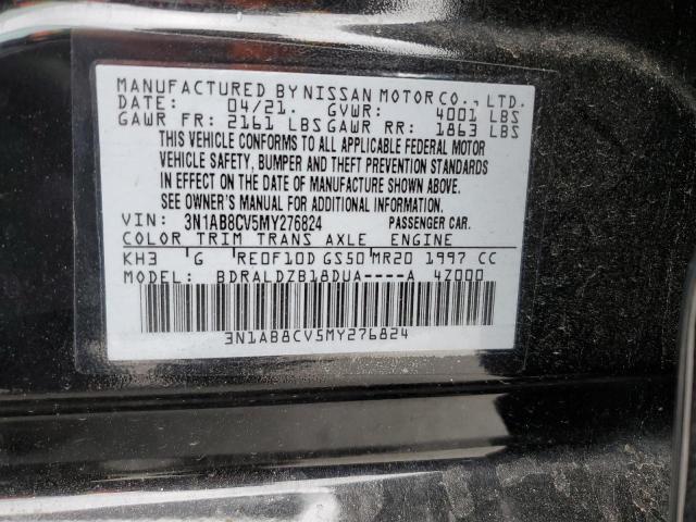 Продаж на аукціоні авто 2021 Nissan Sentra, vin: 3N1AB8CV5MY276824, номер лоту: 50826925