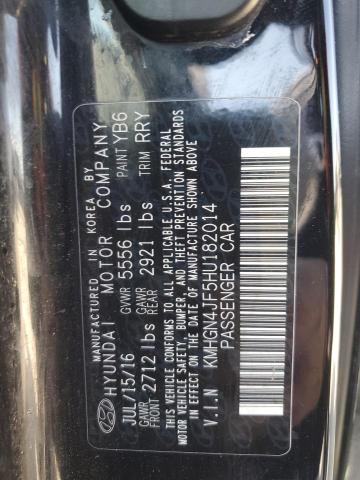Продаж на аукціоні авто 2017 Hyundai G80 Ultimat, vin: KMHGN4JF5HU182014, номер лоту: 48540785