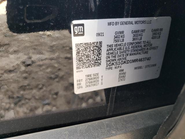 Aukcja sprzedaży 2021 Gmc Yukon Xl C, vin: 1GKS1GKD1MR463740, numer aukcji: 49094145