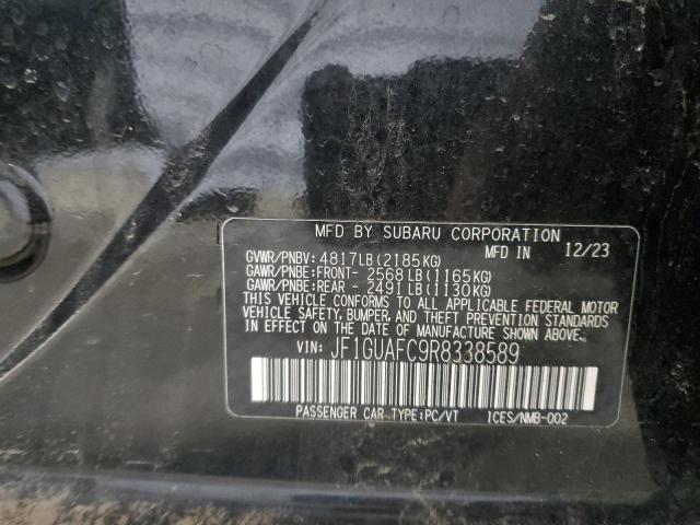 Продаж на аукціоні авто 2024 Subaru Impreza Sp, vin: JF1GUAFC9R8338589, номер лоту: 48685545