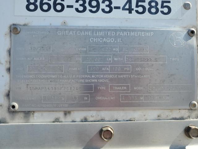 Продаж на аукціоні авто 2009 Great Dane Unknown, vin: 1GRAP56199K208205, номер лоту: 47016625