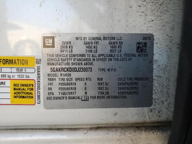 Aukcja sprzedaży 2013 Buick Enclave, vin: 5GAKRCKD0DJ230073, numer aukcji: 48733765
