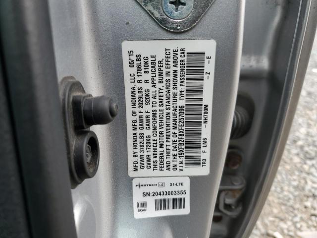 Aukcja sprzedaży 2015 Honda Civic, vin: 19XFB2F8XFE257096, numer aukcji: 49822805