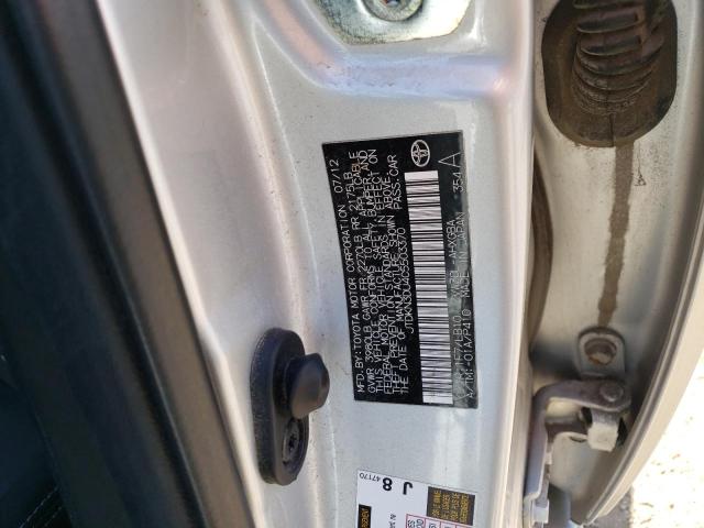 Aukcja sprzedaży 2012 Toyota Prius, vin: JTDKN3DU4C5503370, numer aukcji: 46793365