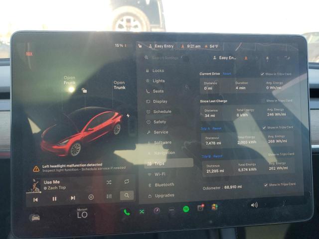 Auction sale of the 2021 Tesla Model 3, vin: 5YJ3E1EA9MF045564, lot number: 50001955