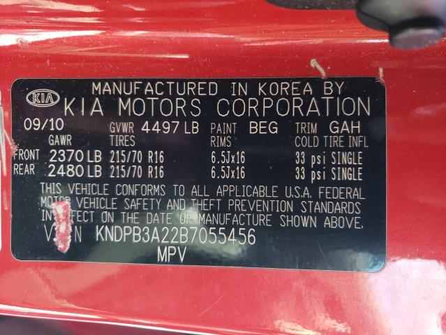 Продаж на аукціоні авто 2011 Kia Sportage, vin: KNDPB3A22B7055456, номер лоту: 47916875