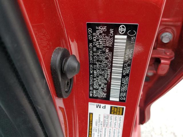 47879935 :رقم المزاد ، JTNA4MBE1M3106580 vin ، 2021 Toyota Corolla مزاد بيع