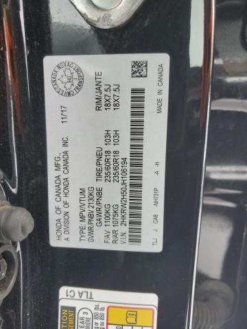 45685705 :رقم المزاد ، 2HKRW2H50JH106194 vin ، 2018 Honda Cr-v مزاد بيع