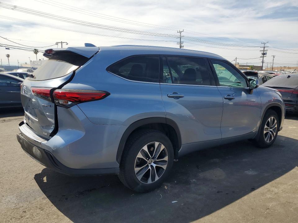47776286 :رقم المزاد ، 5TDHBRCH0LS006949 vin ، 2020 Toyota Highlander Hybrid مزاد بيع
