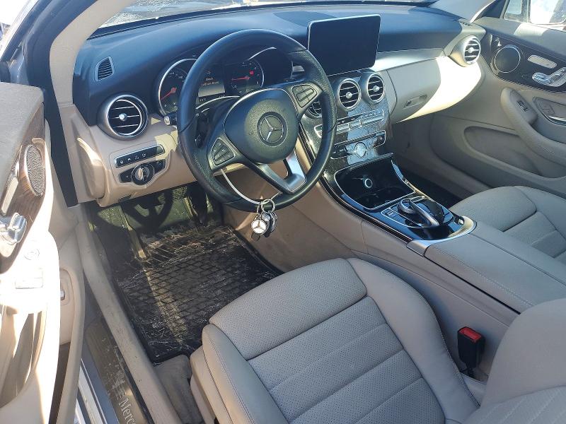 2018 Mercedes-benz C მანქანა იყიდება აუქციონზე, vin: WDDWJ4KB4JF616348, აუქციონის ნომერი: 79523165