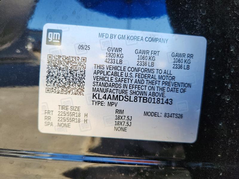 2026 Buick Encore Gx მანქანა იყიდება აუქციონზე, vin: KL4AMDSL8TB018143, აუქციონის ნომერი: 45676866