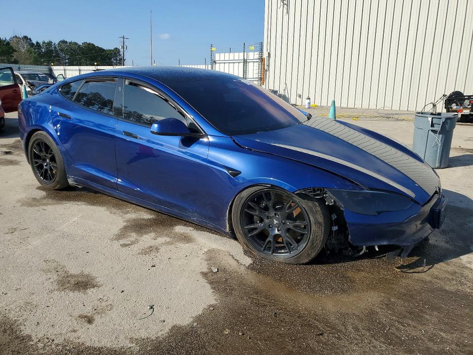 79342165 :رقم المزاد ، 5YJSA1E57MF455872 vin ، 2021 Tesla Model S مزاد بيع