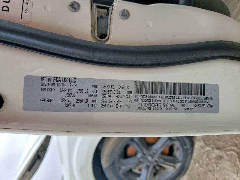Продажа на аукционе авто 2019 Dodge Journey, vin: 3C4PDCGG7KT717797, номер лота: 41889926