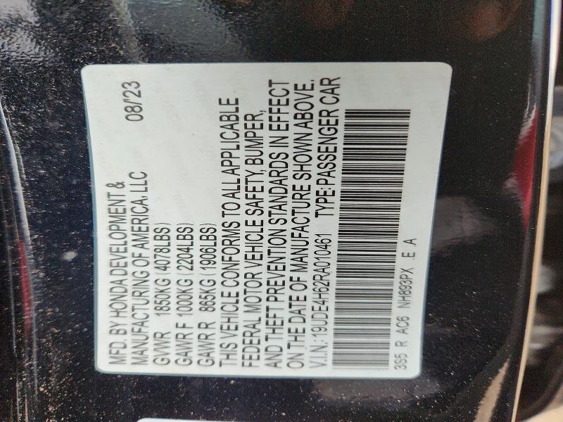 Aukcja sprzedaży 2024 Acura Integra, vin: 19UDE4H62RA010461, numer aukcji: 46682326