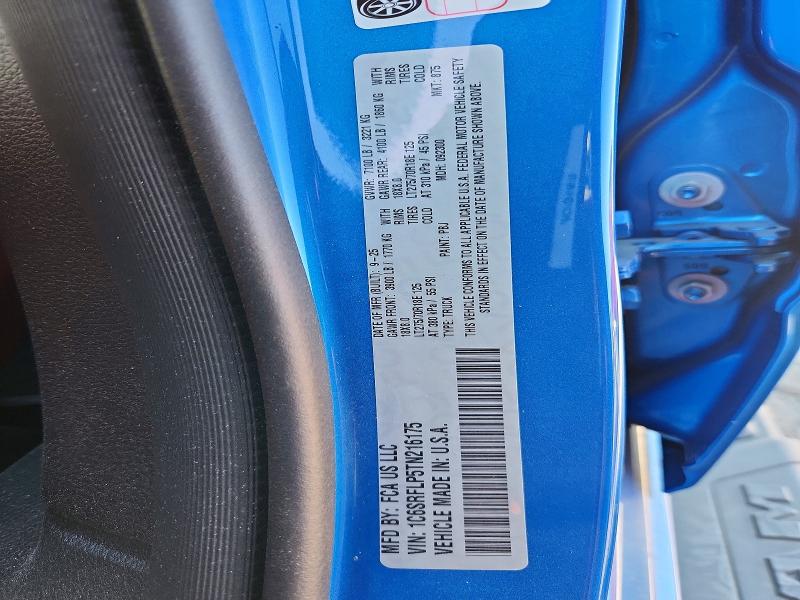 2026 Ram 1500 მანქანა იყიდება აუქციონზე, vin: 1C6SRFLP5TN216175, აუქციონის ნომერი: 46926256