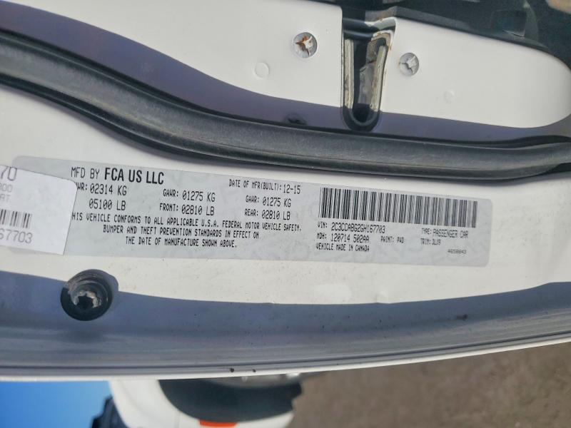 Aukcja sprzedaży 2016 Chrysler 300, vin: 2C3CCABG2GH167703, numer aukcji: 46689766