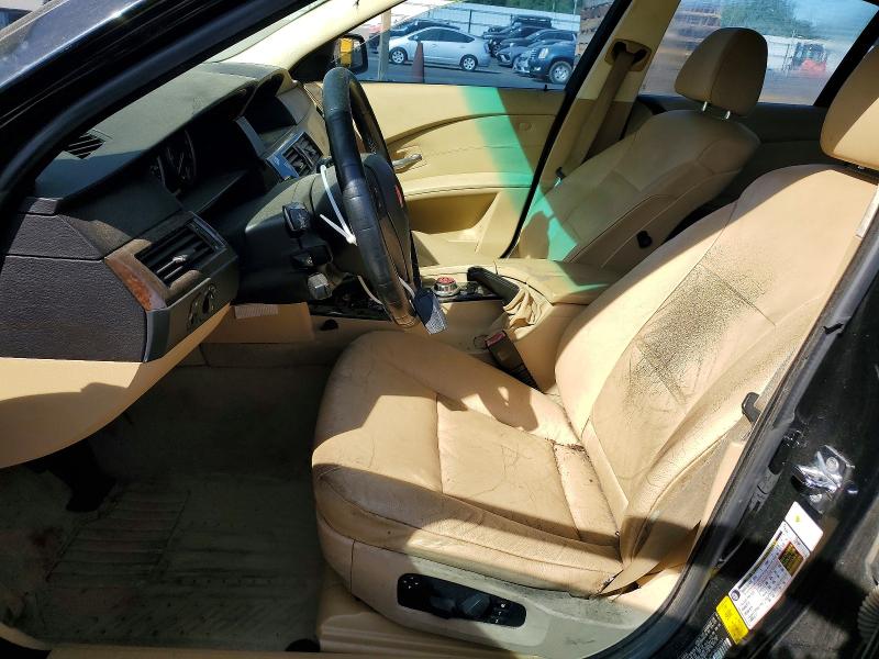 2007 Bmw 5 Series მანქანა იყიდება აუქციონზე, vin: WBANE53567CW60707, აუქციონის ნომერი: 46767226