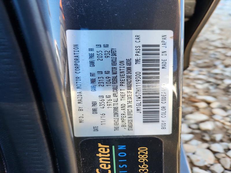 Aukcja sprzedaży 2017 Mazda 6, vin: JM1GL1W57H1119300, numer aukcji: 46278126