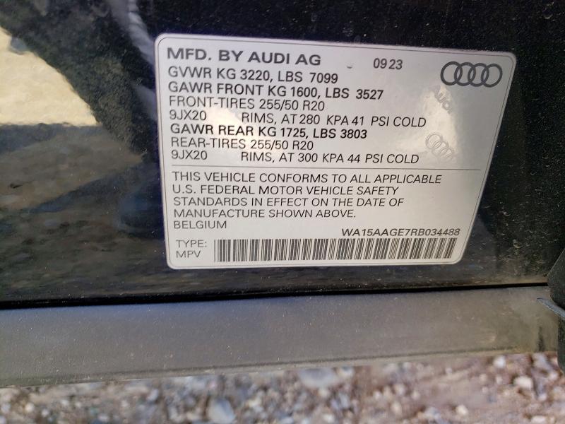Продажа на аукционе авто 2024 Audi Q8 E-tron, vin: WA15AAGE7RB034488, номер лота: 45733906
