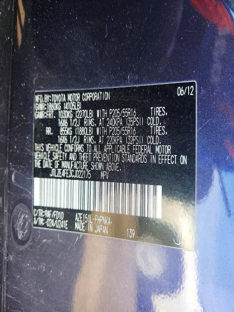 2012 Scion Xb მანქანა იყიდება აუქციონზე, vin: JTLZE4FE3CJ022175, აუქციონის ნომერი: 45545176
