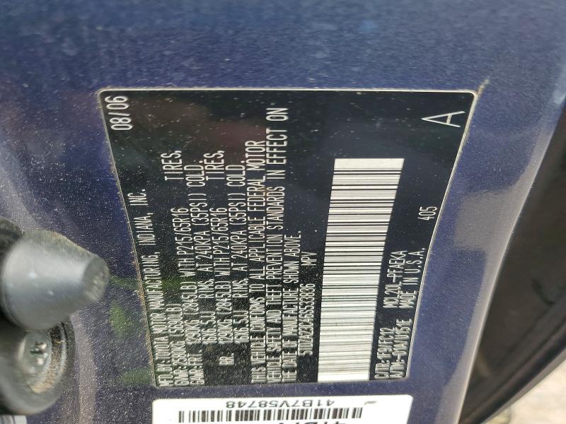 Продаж на аукціоні авто 2006 Toyota Sienna, vin: 5TDZA23C46S533836, номер лоту: 48032586