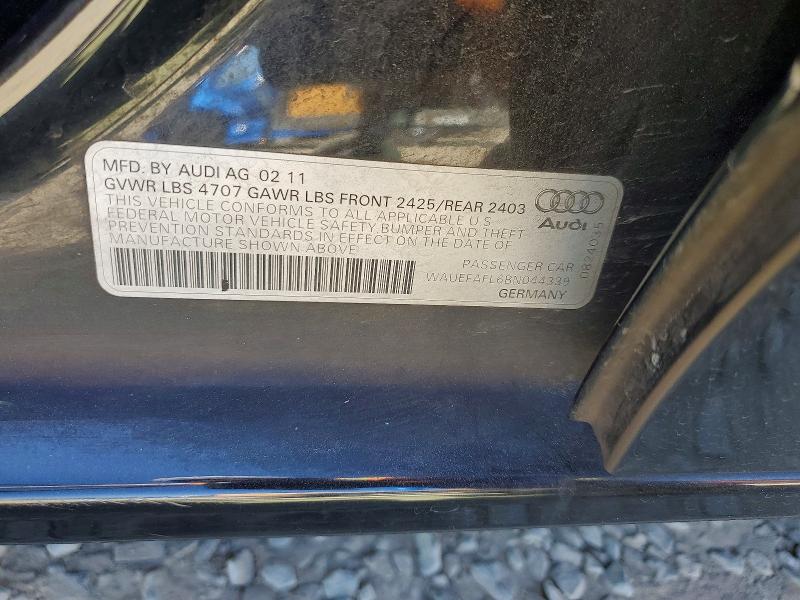 Aukcja sprzedaży 2011 Audi A4, vin: WAUEFAFL6BN044339, numer aukcji: 47138006