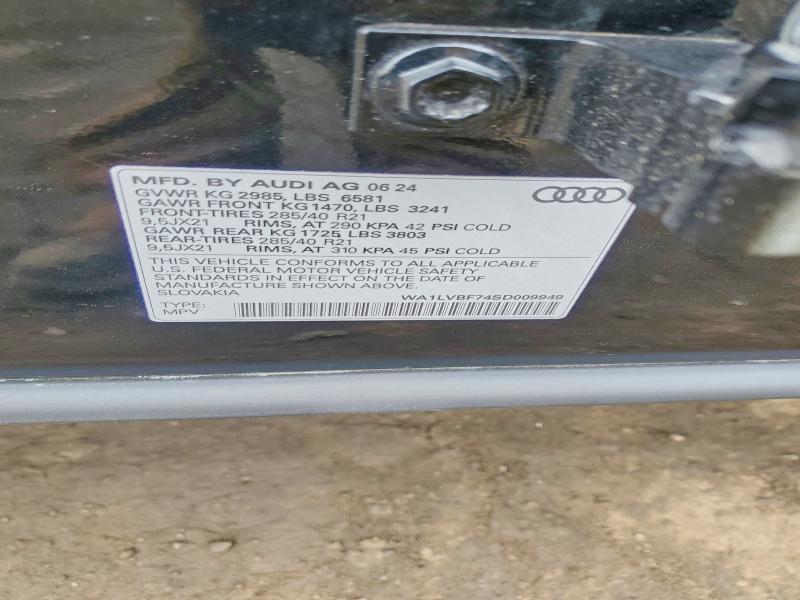 Продажа на аукционе авто 2025 Audi Q7, vin: WA1LVBF74SD009949, номер лота: 79608395