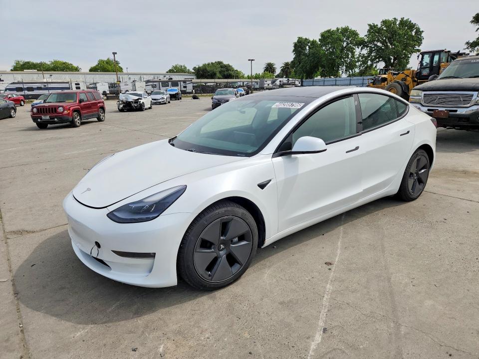 Продажа на аукционе авто 2021 Tesla Model 3, vin: 5YJ3E1EBXMF941736, номер лота: 46205796