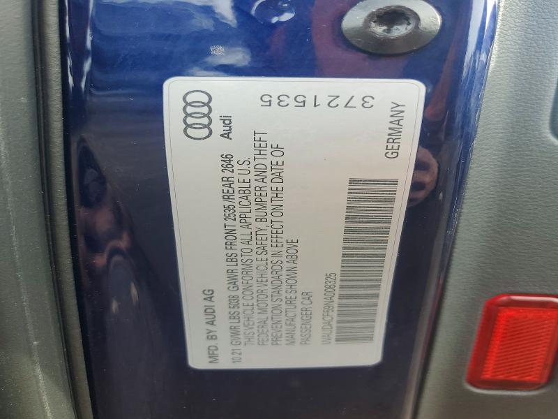 Продажа на аукционе авто 2022 Audi A5, vin: WAUDACF59NA008325, номер лота: 46204496