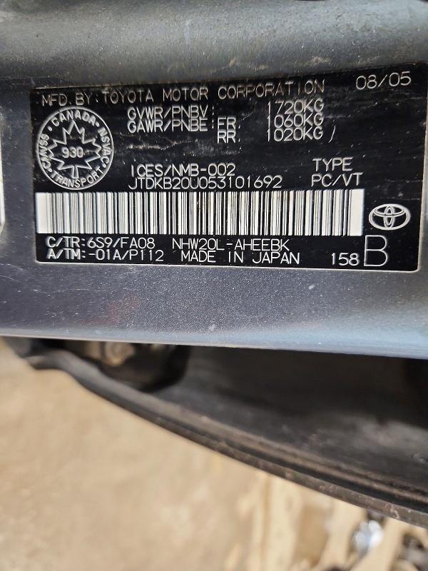 Продажа на аукционе авто 2005 Toyota Prius, vin: JTDKB20U053101692, номер лота: 46935536