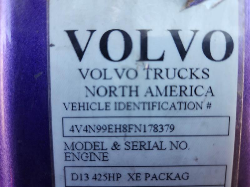 Продажа на аукционе авто 2015 Volvo Vnl, vin: 4V4N99EH8FN178379, номер лота: 45503886