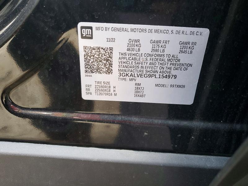 45799266 :رقم المزاد ، 3GKALVEG9PL154979 vin ، 2023 Gmc Terrain مزاد بيع