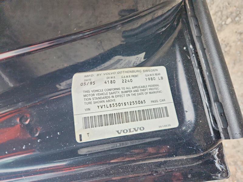 1995 Volvo 850 მანქანა იყიდება აუქციონზე, vin: YV1LS5501S1255065, აუქციონის ნომერი: 78179255