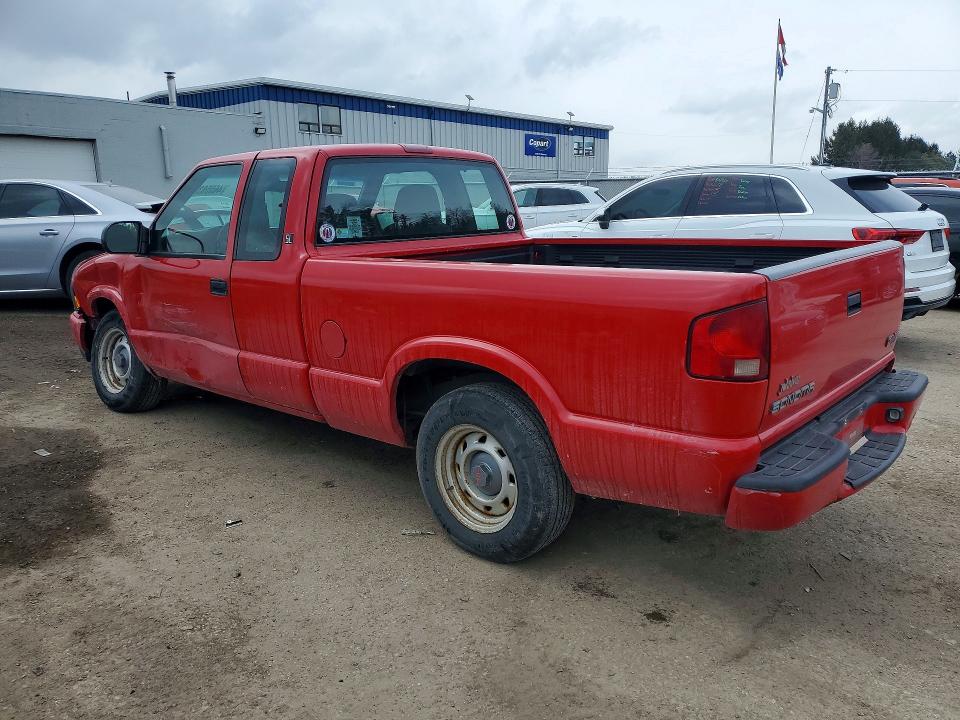 46558376 :رقم المزاد ، 1GTCS19W818215259 vin ، 2001 Gmc Sonoma مزاد بيع