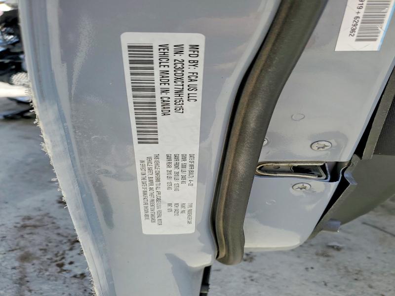 47754816 :رقم المزاد ، 2C3CDXCT7NH153157 vin ، 2022 Dodge Charger مزاد بيع