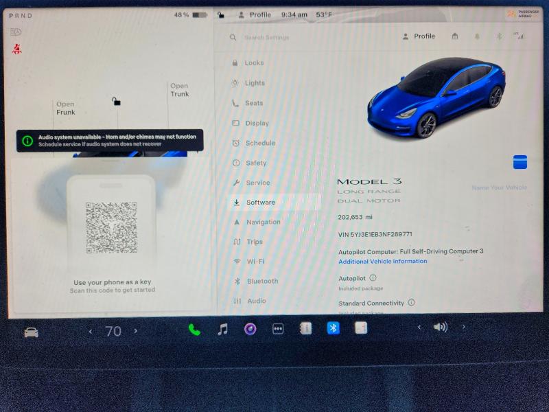 Aukcja sprzedaży 2022 Tesla Model 3, vin: 5YJ3E1EB3NF289771, numer aukcji: 47057396