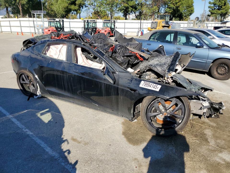 79994145 :رقم المزاد ، 5YJSA1E69NF460243 vin ، 2022 Tesla Model S مزاد بيع