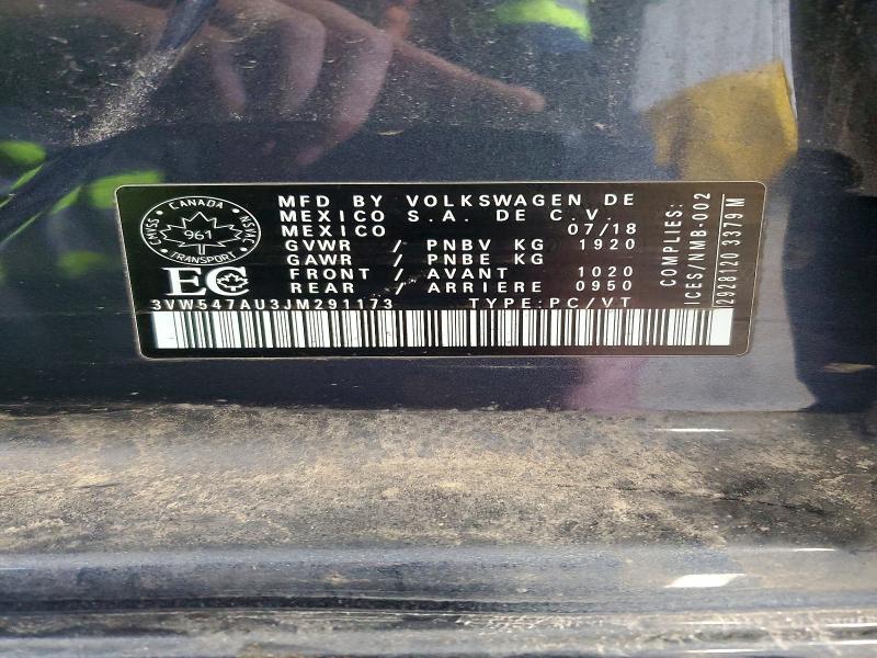 Aukcja sprzedaży 2018 Volkswagen Gti, vin: 3VW547AU3JM291173, numer aukcji: 79932315