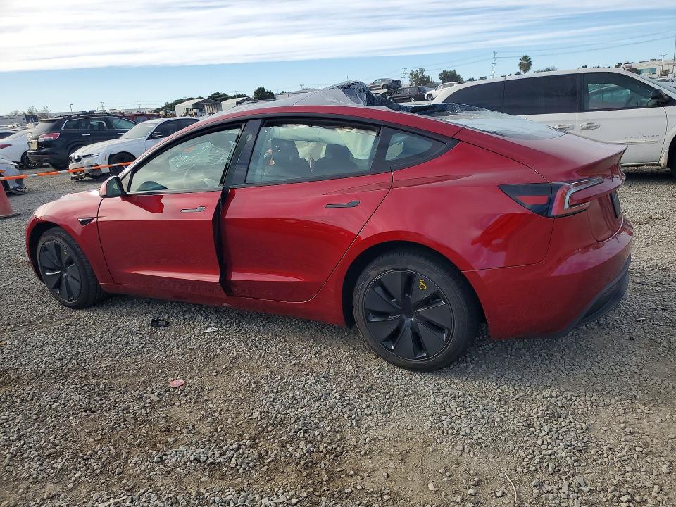2025 Tesla Model 3 მანქანა იყიდება აუქციონზე, vin: 5YJ3E1EA7SF026542, აუქციონის ნომერი: 79555585