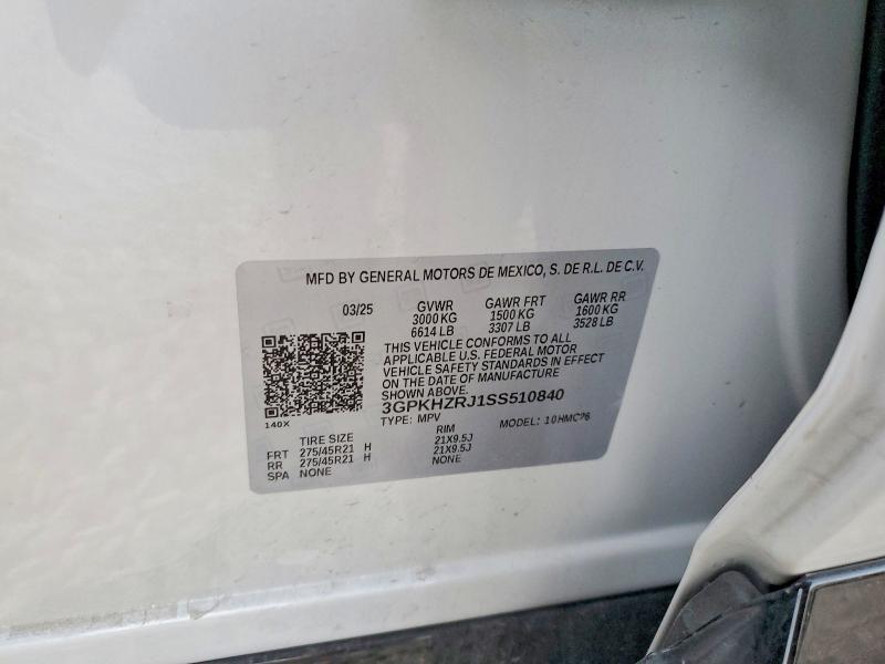 46151486 :رقم المزاد ، 3GPKHZRJ1SS510840 vin ، 2025 Honda Prologue مزاد بيع