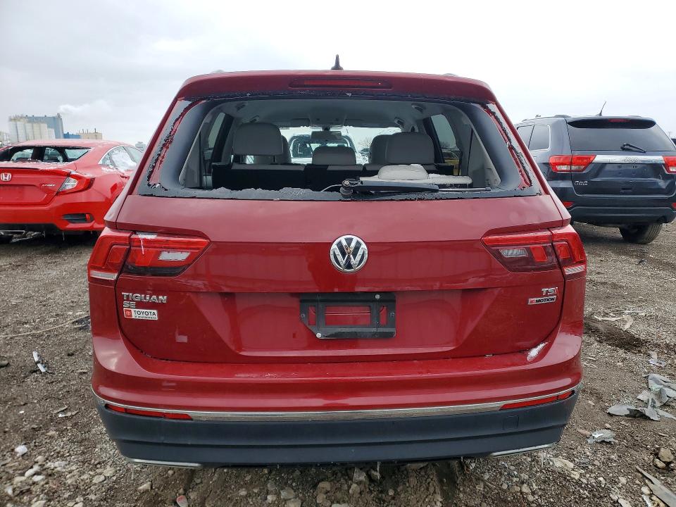 2018 Volkswagen Tiguan მანქანა იყიდება აუქციონზე, vin: 3VV2B7AX2JM219856, აუქციონის ნომერი: 46427446