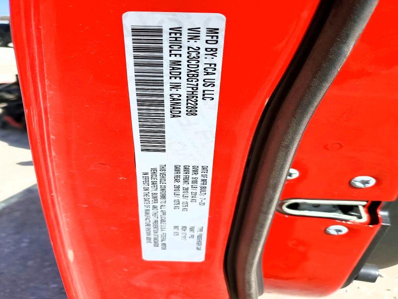 Aukcja sprzedaży 2023 Dodge Charger, vin: 2C3CDXBG7PH622898, numer aukcji: 45862056