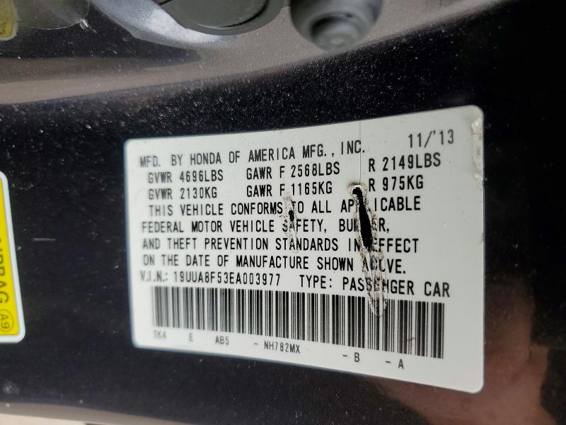 46938466 :رقم المزاد ، 19UUA8F53EA003977 vin ، 2014 Acura Tl مزاد بيع